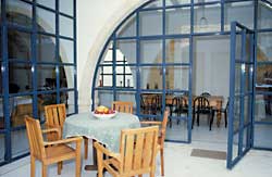 Terrasse im Innenhof