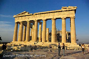 Akropolis in Athen auf unserer Mietwagenrundreise