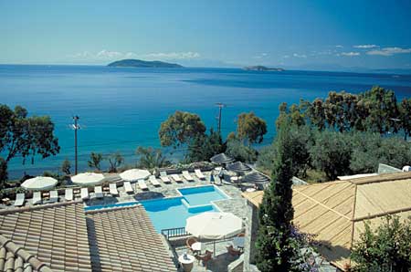Blick vom Hotel