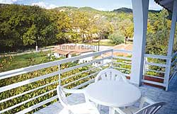 Blick vom Balkon
