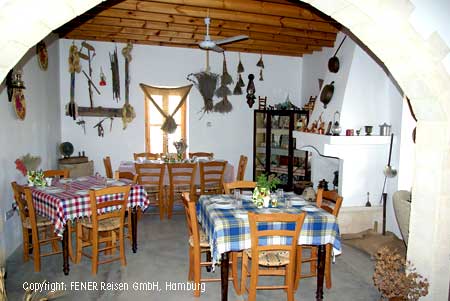 Biorestaurant im Ay Phodios G&auml;stehaus