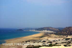 Der Strand von Golden Beach auf der Karpaz Halbinsel