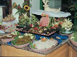 Vorspeisen vom Buffet