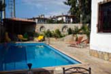 Poolbereich einer der drei Villen in Akyaka