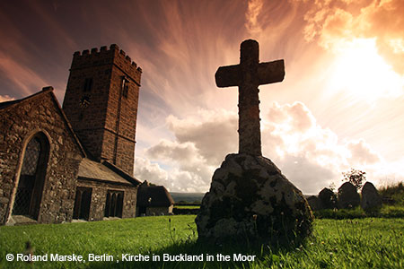 Kirche in Buckland in the Moor