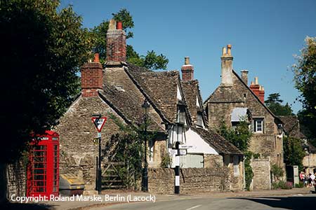 Lacock, Ausflugzeil auf der Bahnreise