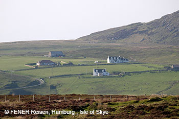 Dorf auf der Island of Skye