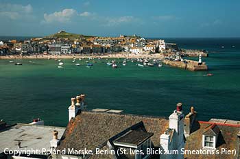 St. Ives Blick zum Smeaton's Pier