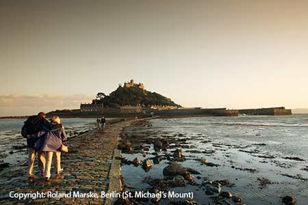 Der Damm zum St. Michael's Mount