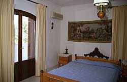 Schlafzimmer des Ferienhauses Villa Hestia