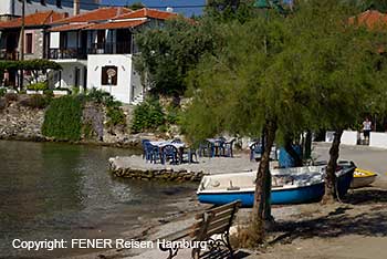 Taverne in Lefkastro im Pilion in Griechenladn