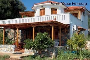 Terrasse vom Ferienhaus Corali auf Alonissos