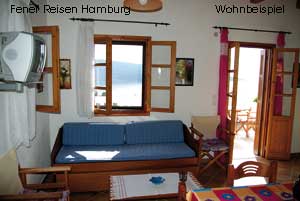 Essecke in der Ferienwohnung Iro auf Alonissos