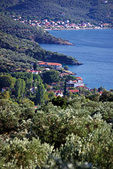 das Pilion in Griechenland, Blick auf Lefkastro