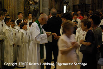 Pilgermesse in Santiago