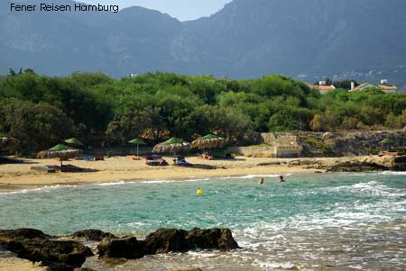 ein Strand in der Umgebung von Girne