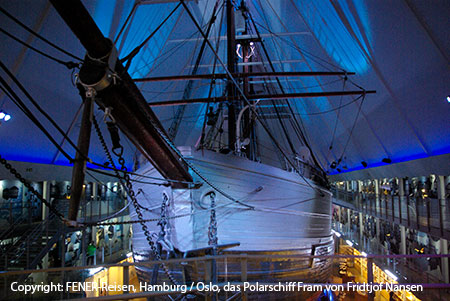 Das Expedition Fram im Museum in Oslo