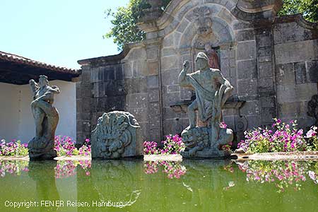 Bunnenanlage der Paco Vitorini bei Ponte de Lima im Norden Portugals