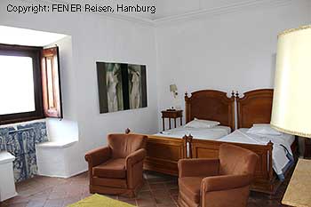 Standardzimmer im Museumstrakt des Convents St. Paul