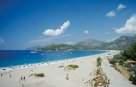 Der Strand beim Ölüdeniz