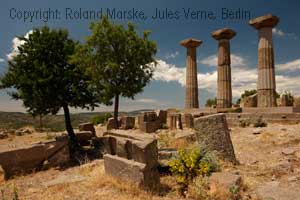 Tempel in Assos in der Türkei